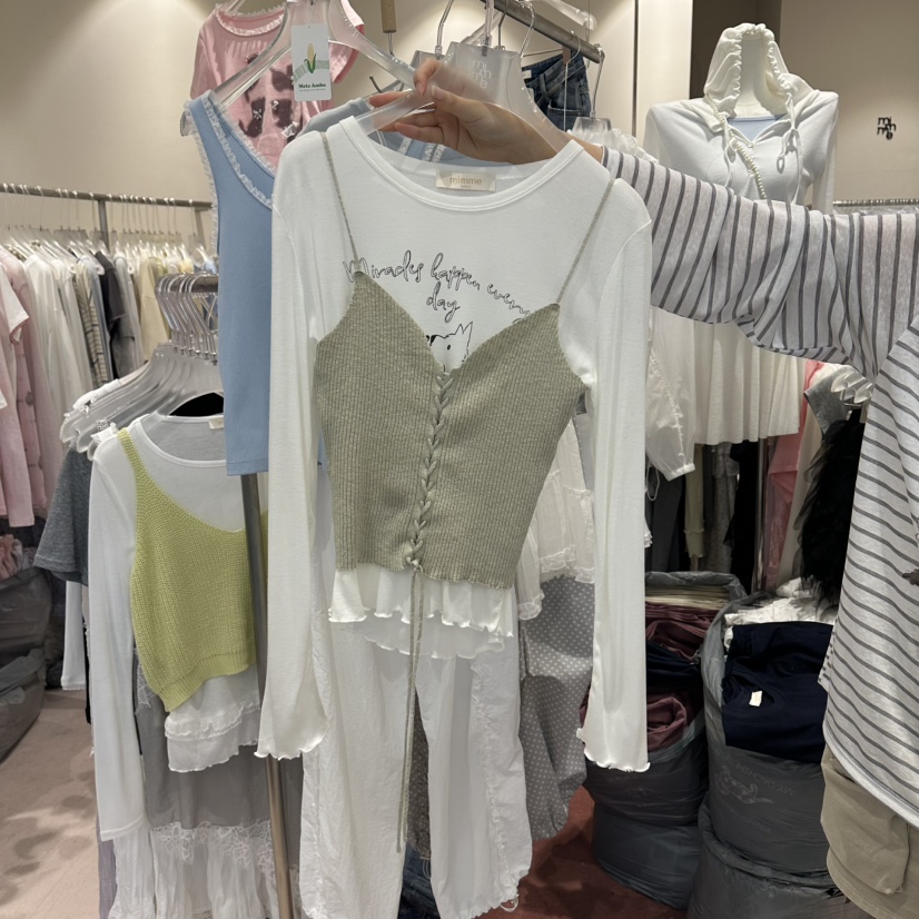 MIMME/LOOKK韓國代購女裝新款時尚熱賣休閑推薦套裝套裝MIMME/LOOKK套裝圖色1