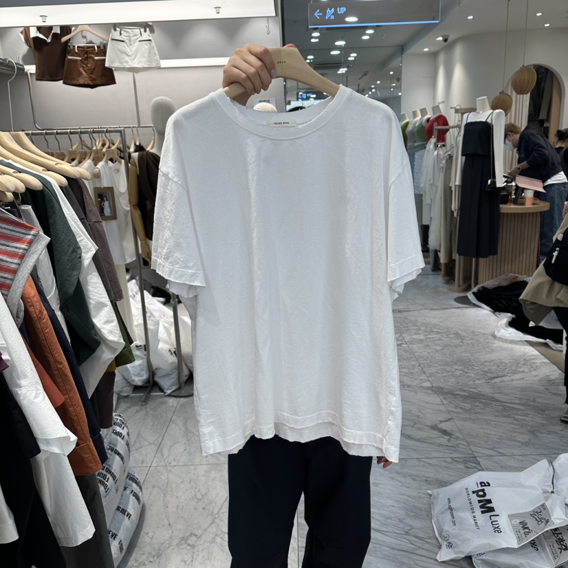 REVE-L韓國直郵女士新品26春夏休閑推薦熱賣時尚人氣T恤REVE-LT恤圖色1