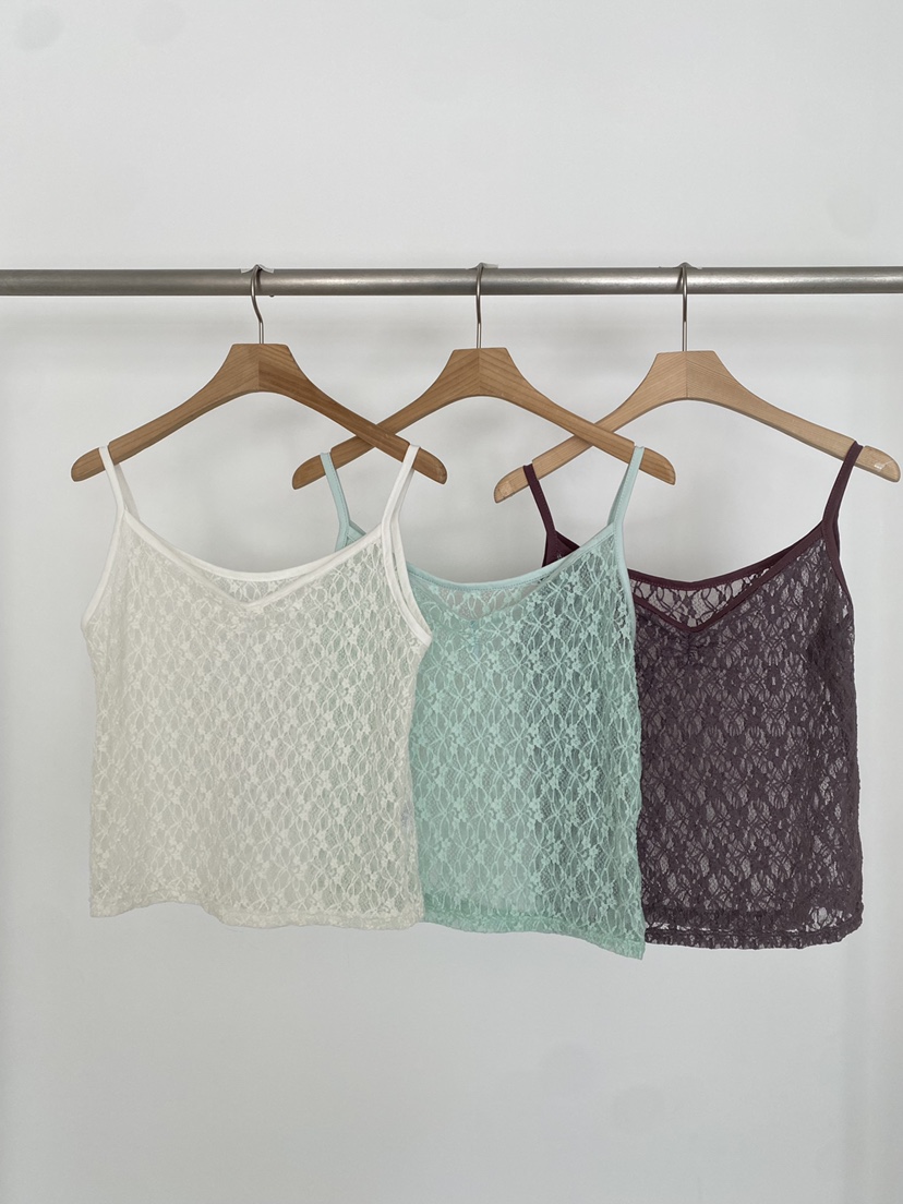 FLASH/I LOVE ME韓國直郵女裝新品時尚熱賣吊帶背心花朵FLASH/I LOVE ME吊帶/背心