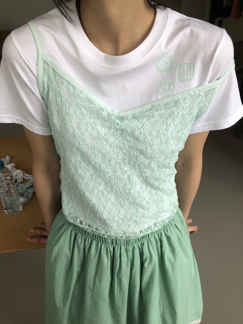 FLASH/I LOVE ME韓國直郵女裝新品時尚熱賣吊帶背心花朵FLASH/I LOVE ME吊帶/背心圖色3