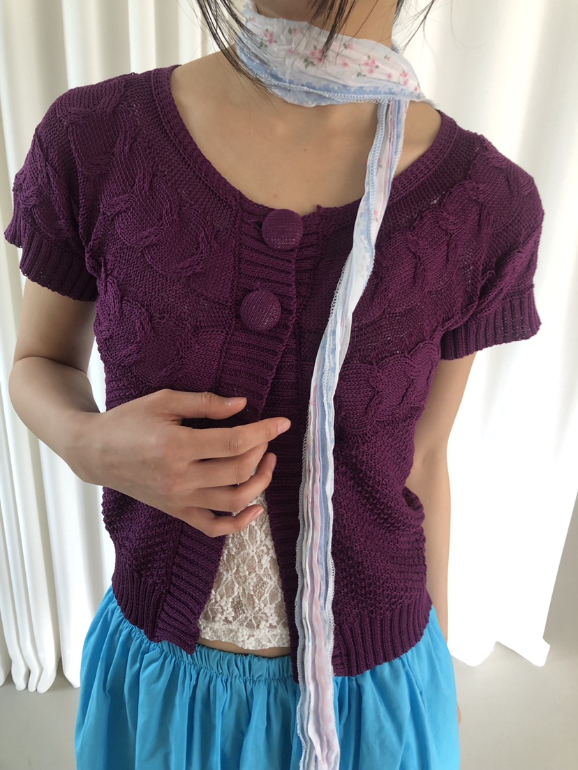 FLASH/I LOVE ME東大門實拍女士新品人氣推薦針織衫開衫FLASH/I LOVE ME針織衫圖色3