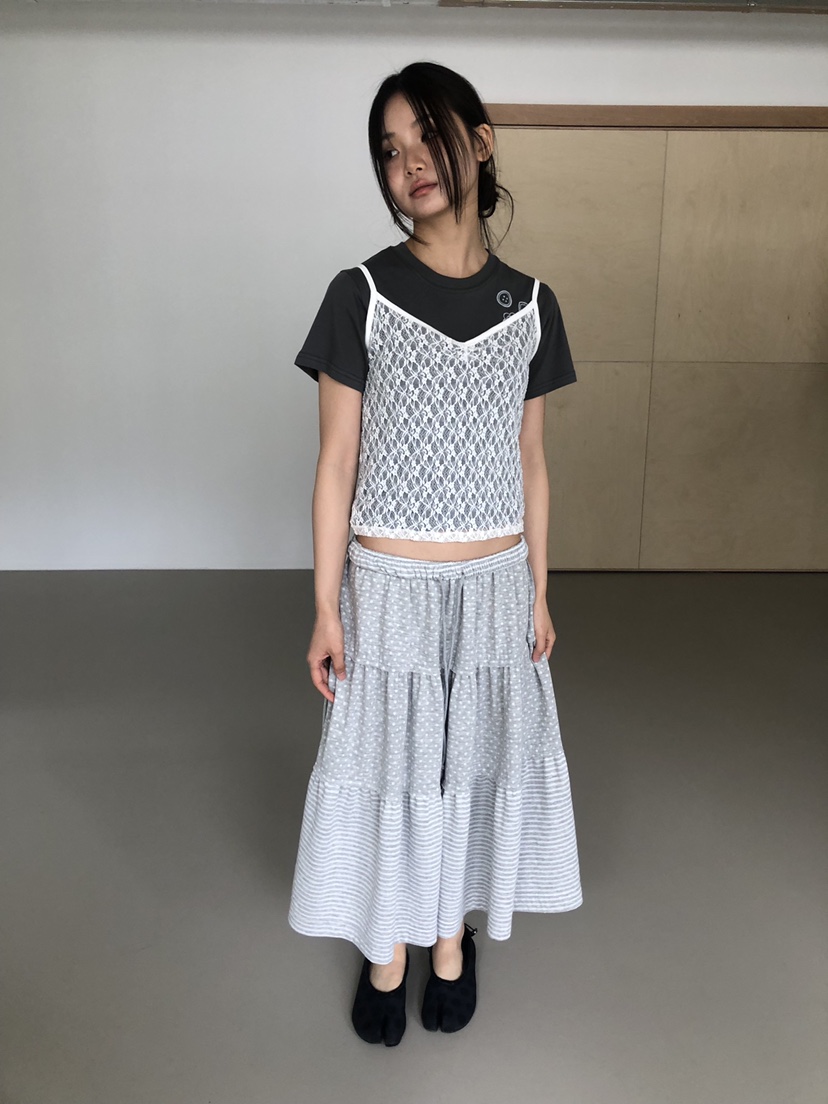 FLASH/I LOVE ME韓國直郵女裝新款26春夏熱賣長裙雙面FLASH/I LOVE ME長裙