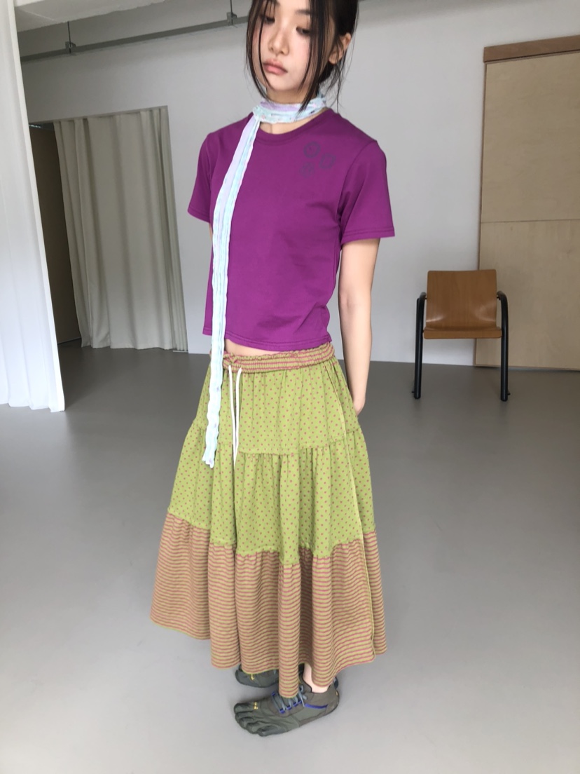 FLASH/I LOVE ME韓國直郵女裝新款26春夏熱賣長裙雙面FLASH/I LOVE ME長裙