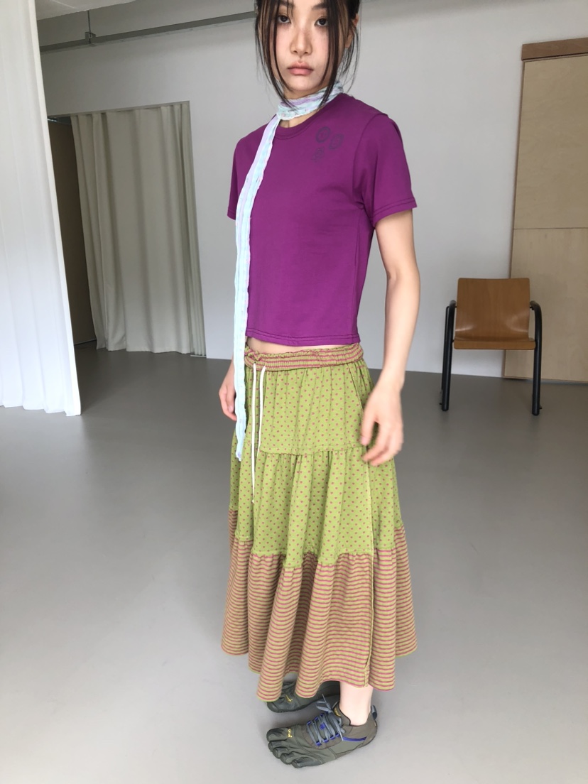 FLASH/I LOVE ME韓國直郵女裝新款26春夏熱賣長裙雙面FLASH/I LOVE ME長裙