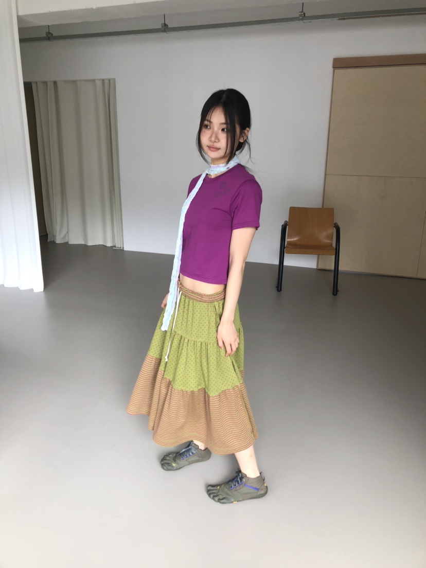 FLASH/I LOVE ME韓國直郵女裝新款26春夏熱賣長裙雙面FLASH/I LOVE ME長裙