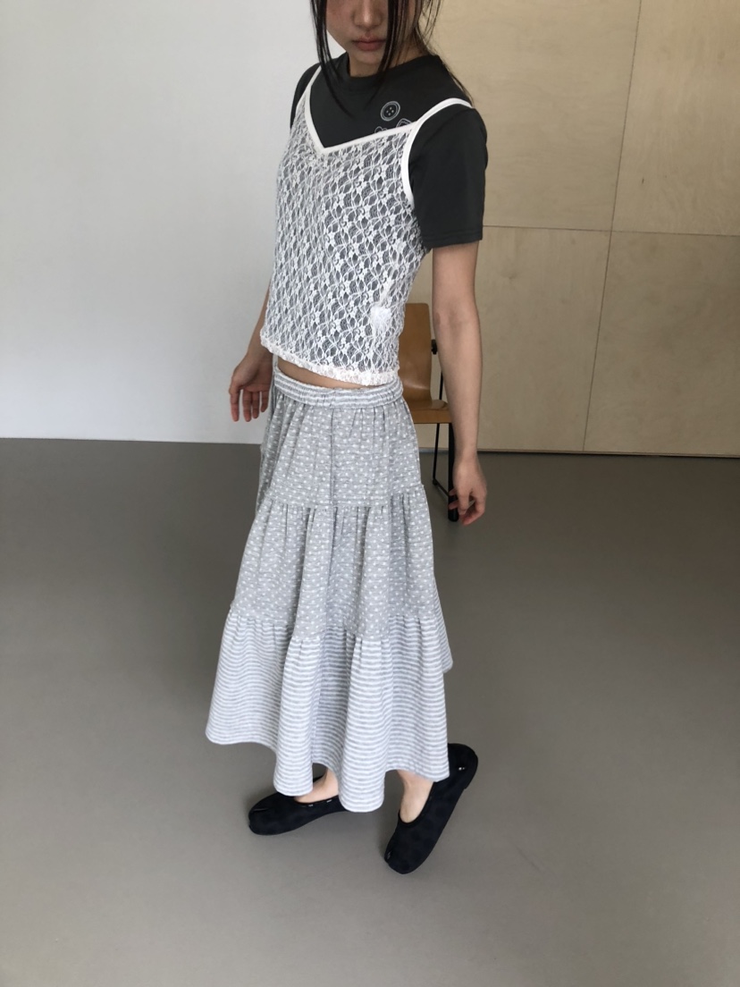 FLASH/I LOVE ME韓國直郵女裝新款26春夏熱賣長裙雙面FLASH/I LOVE ME長裙