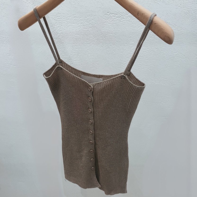 DARLUZ_MI東大門直郵女士新款時尚人氣休閑真品吊帶背心開襟DARLUZ_MI吊帶/背心圖色2