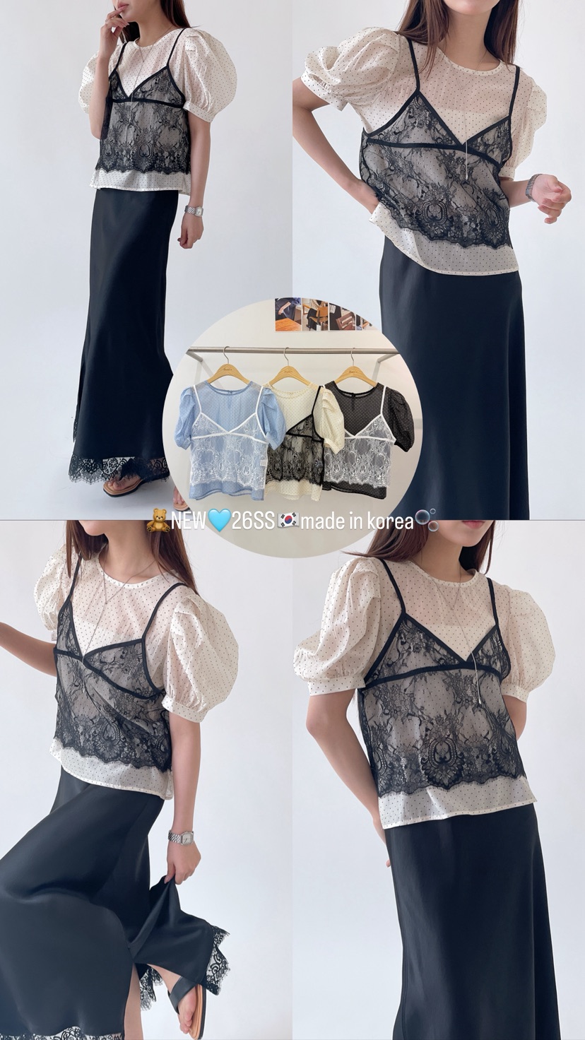 BOUND.A東大門直郵女士新品人氣熱賣26春夏推薦襯衫蕾絲衫BOUND.A襯衫/蕾絲衫