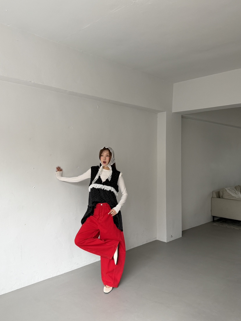 MAISONDEGLORY東大門代購女士新款26春夏職業人氣推薦休閑褲MAISON DE GLORY休閑褲