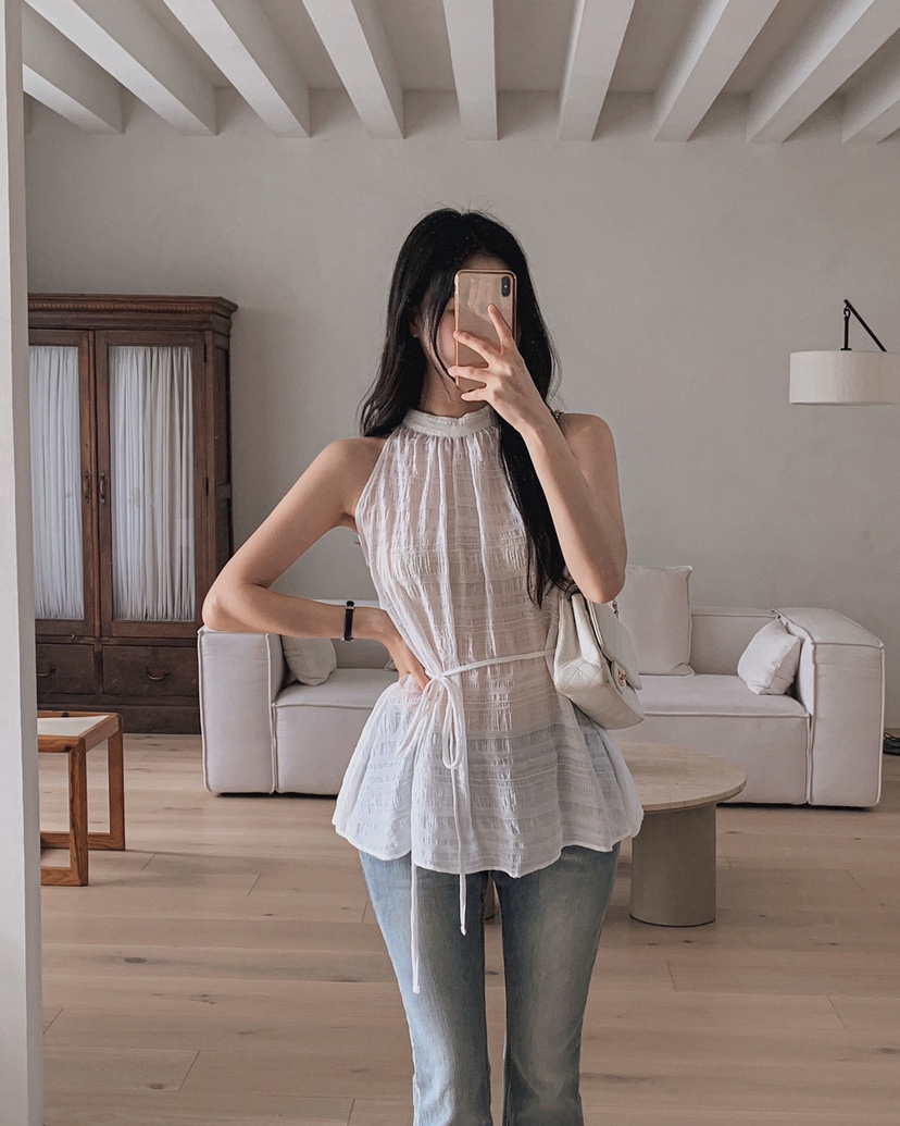 FRILL-T/DADA東大門代購女裝新款休閑時尚推薦襯衫蕾絲衫FRILL-T/DADA襯衫/蕾絲衫