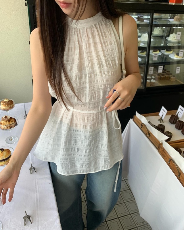 FRILL-T/DADA東大門代購女裝新款休閑時尚推薦襯衫蕾絲衫FRILL-T/DADA襯衫/蕾絲衫