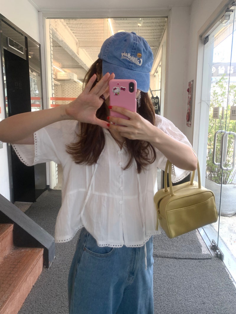 FRILL-T/DADA東大門實拍女士新品休閑推薦職業襯衫蕾絲衫FRILL-T/DADA襯衫/蕾絲衫