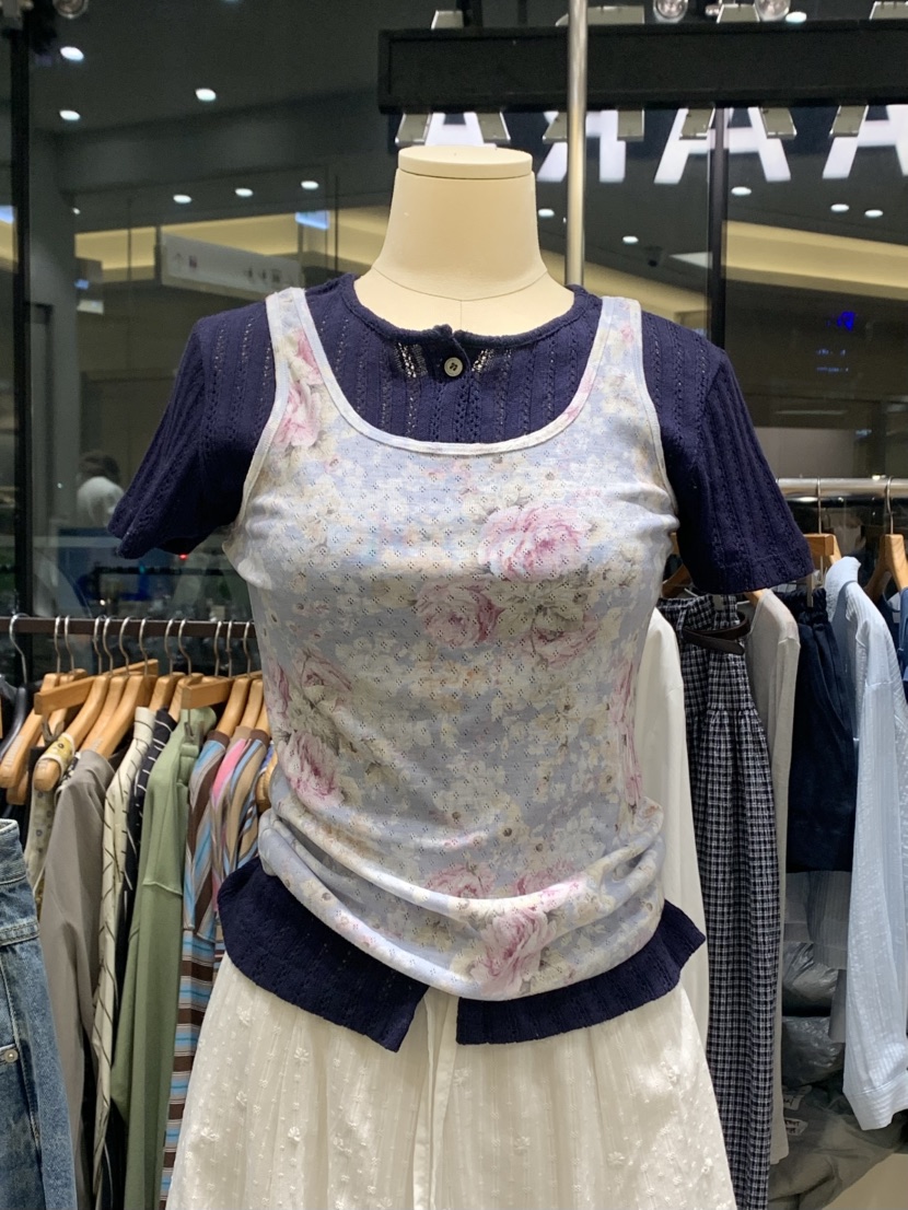 VAARA東大門直郵女裝新品職業26春夏真品休閑吊帶背心鏤空VAARA吊帶/背心