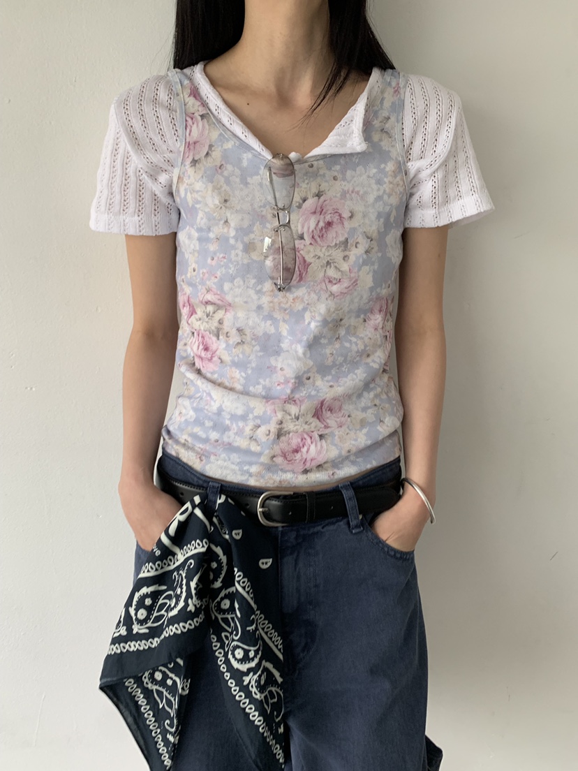 VAARA東大門直郵女裝新品職業26春夏真品休閑吊帶背心鏤空VAARA吊帶/背心