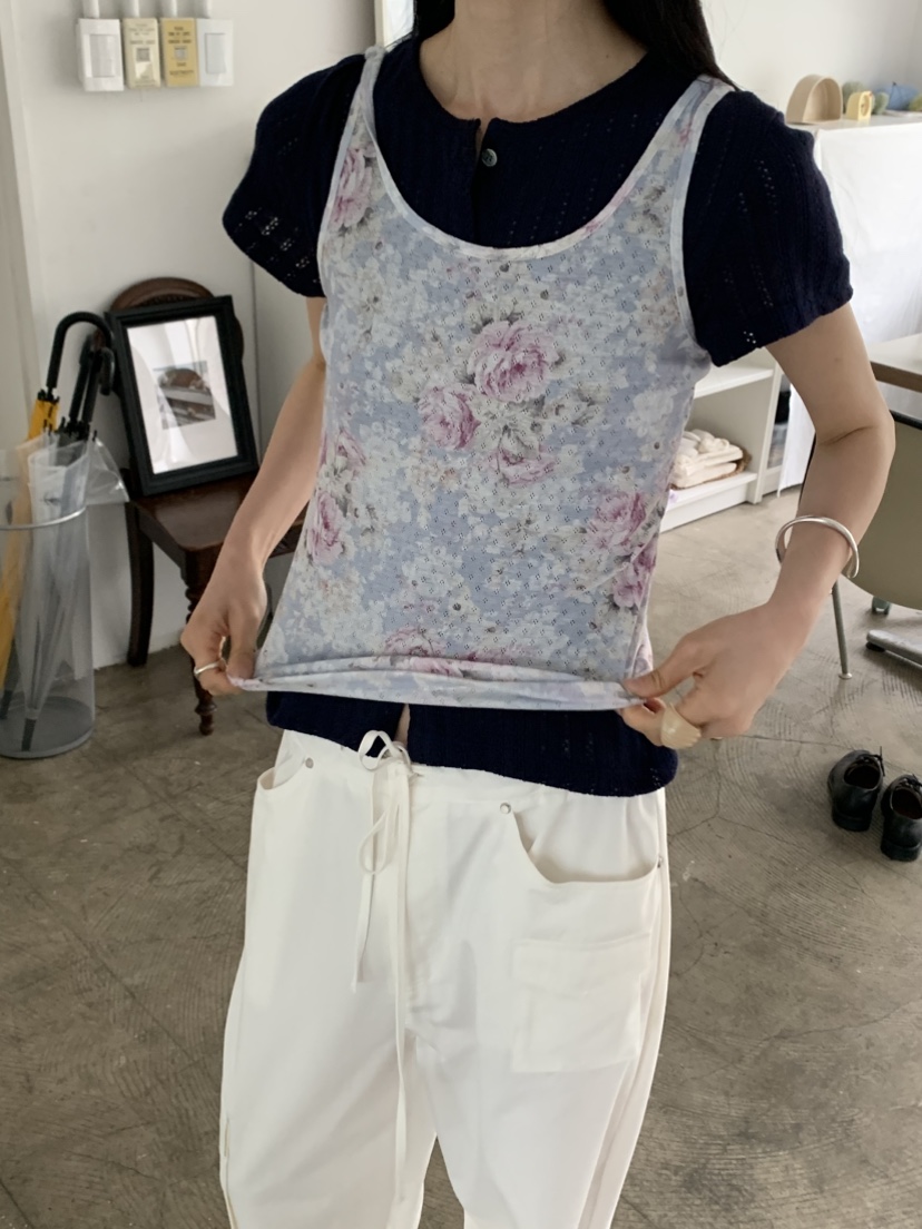 VAARA東大門直郵女裝新品職業26春夏真品休閑吊帶背心鏤空VAARA吊帶/背心