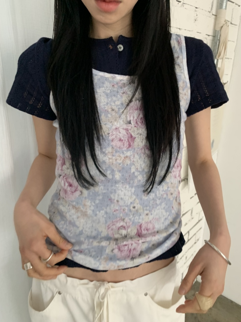 VAARA東大門直郵女裝新品職業26春夏真品休閑吊帶背心鏤空VAARA吊帶/背心