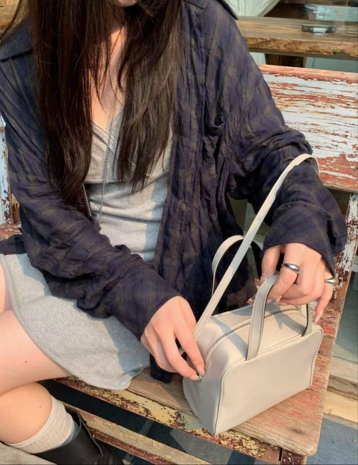 TROUVAILLE韓國直郵女裝新款26春夏時尚人氣推薦單肩斜跨包TROUVAILLE單肩/斜跨包