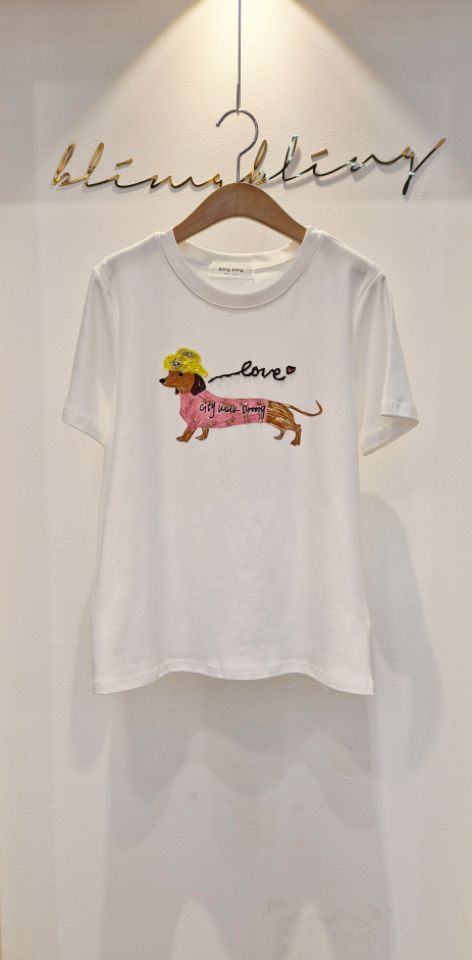 RICO/BLING BLING-S韓國直郵女士新品人氣推薦休閑T恤RICO/BLING BLING-ST恤圖色2