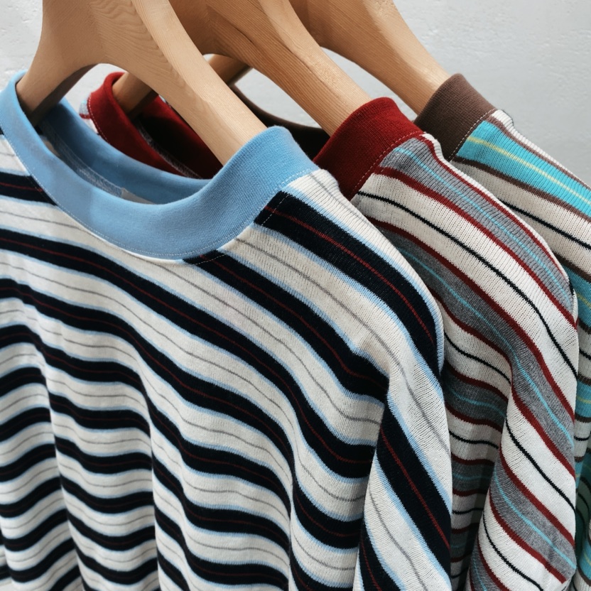 DARLUZ_MI韓國代購女士新款推薦26春夏職業休閑人氣T恤條紋DARLUZ_MIT恤