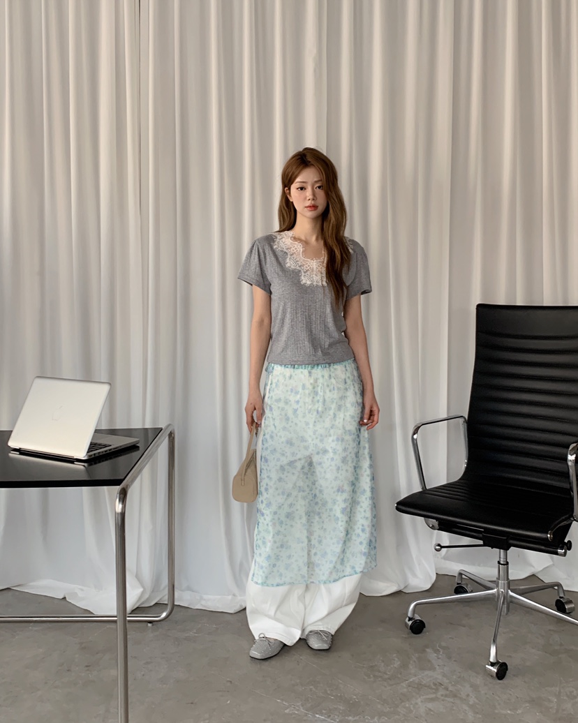 MAISONDEGLORY東大門實拍女裝新品熱賣半身裙中短裙裹身裙MAISON DE GLORY半身裙/中短裙