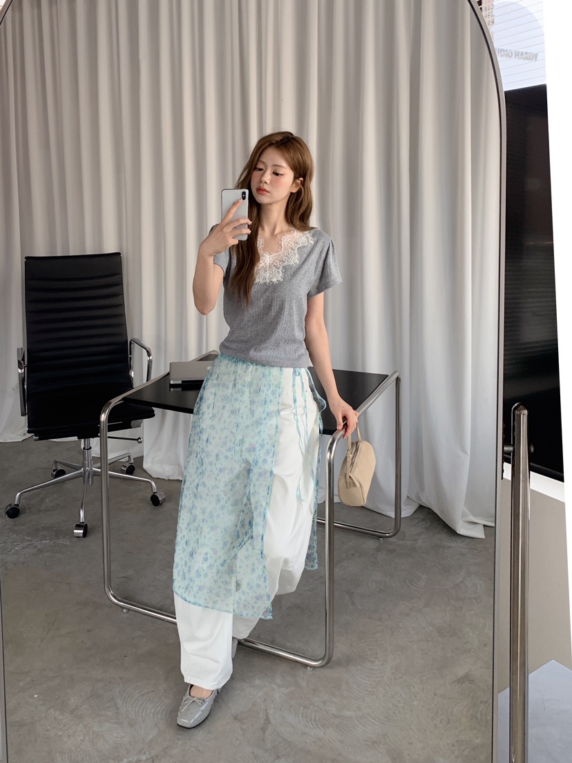 MAISONDEGLORY東大門實拍女裝新品熱賣半身裙中短裙裹身裙MAISON DE GLORY半身裙/中短裙