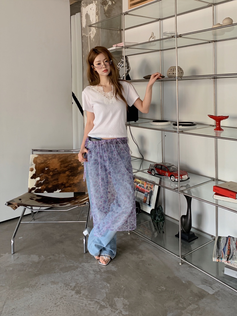 MAISONDEGLORY東大門實拍女裝新品熱賣半身裙中短裙裹身裙MAISON DE GLORY半身裙/中短裙