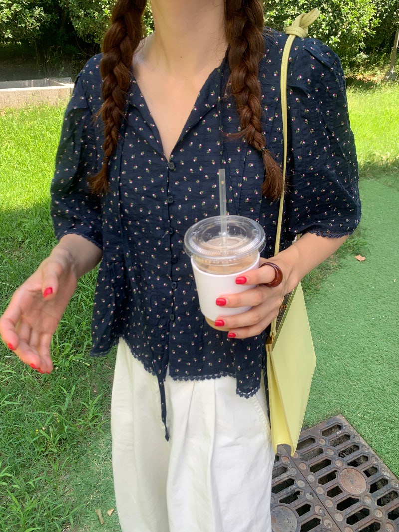 FRILL-T/DADA東大門直郵女裝新款推薦26春夏襯衫蕾絲衫FRILL-T/DADA襯衫/蕾絲衫