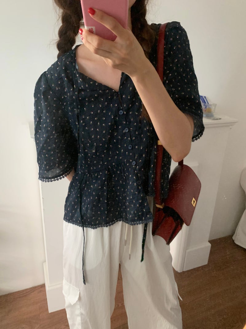 FRILL-T/DADA東大門直郵女裝新款推薦26春夏襯衫蕾絲衫FRILL-T/DADA襯衫/蕾絲衫