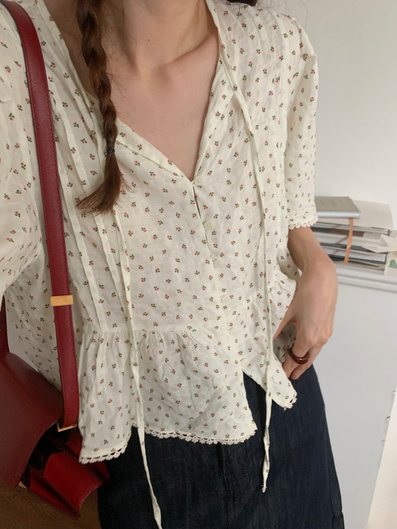 FRILL-T/DADA東大門直郵女裝新款推薦26春夏襯衫蕾絲衫FRILL-T/DADA襯衫/蕾絲衫