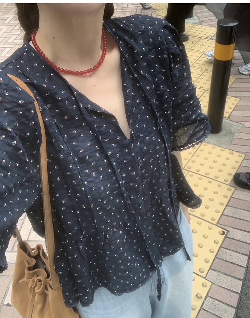 FRILL-T/DADA東大門直郵女裝新款推薦26春夏襯衫蕾絲衫FRILL-T/DADA襯衫/蕾絲衫