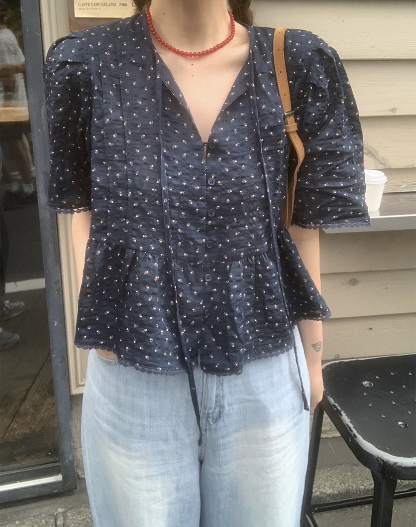 FRILL-T/DADA東大門直郵女裝新款推薦26春夏襯衫蕾絲衫FRILL-T/DADA襯衫/蕾絲衫