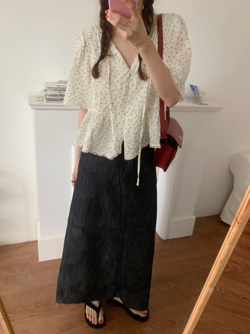 FRILL-T/DADA東大門直郵女裝新款推薦26春夏襯衫蕾絲衫FRILL-T/DADA襯衫/蕾絲衫