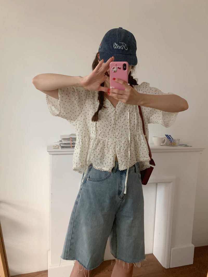 FRILL-T/DADA東大門直郵女裝新款推薦26春夏襯衫蕾絲衫FRILL-T/DADA襯衫/蕾絲衫