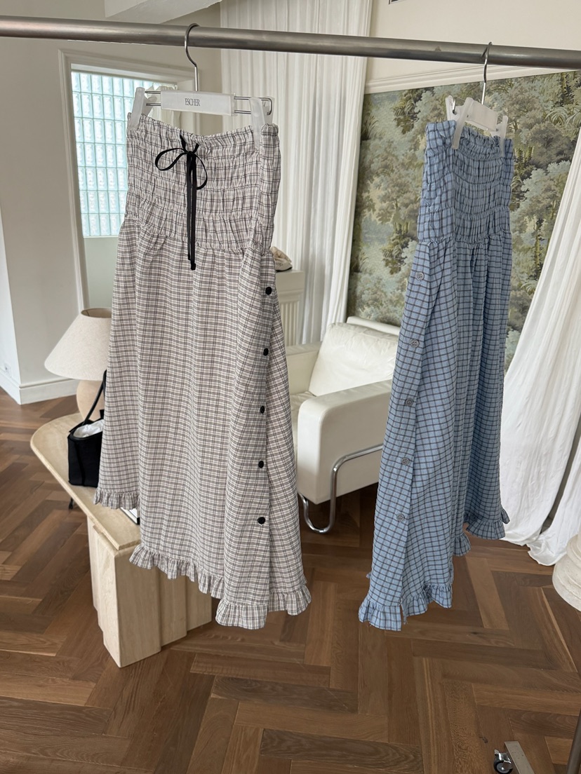 ESCHER韓國代購女裝新款真品時尚休閑職業26春夏半身裙中短裙ESCHER半身裙/中短裙