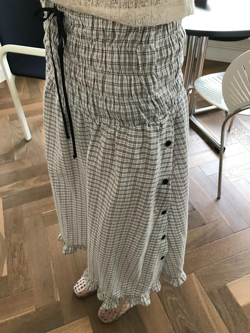 ESCHER韓國代購女裝新款真品時尚休閑職業26春夏半身裙中短裙ESCHER半身裙/中短裙