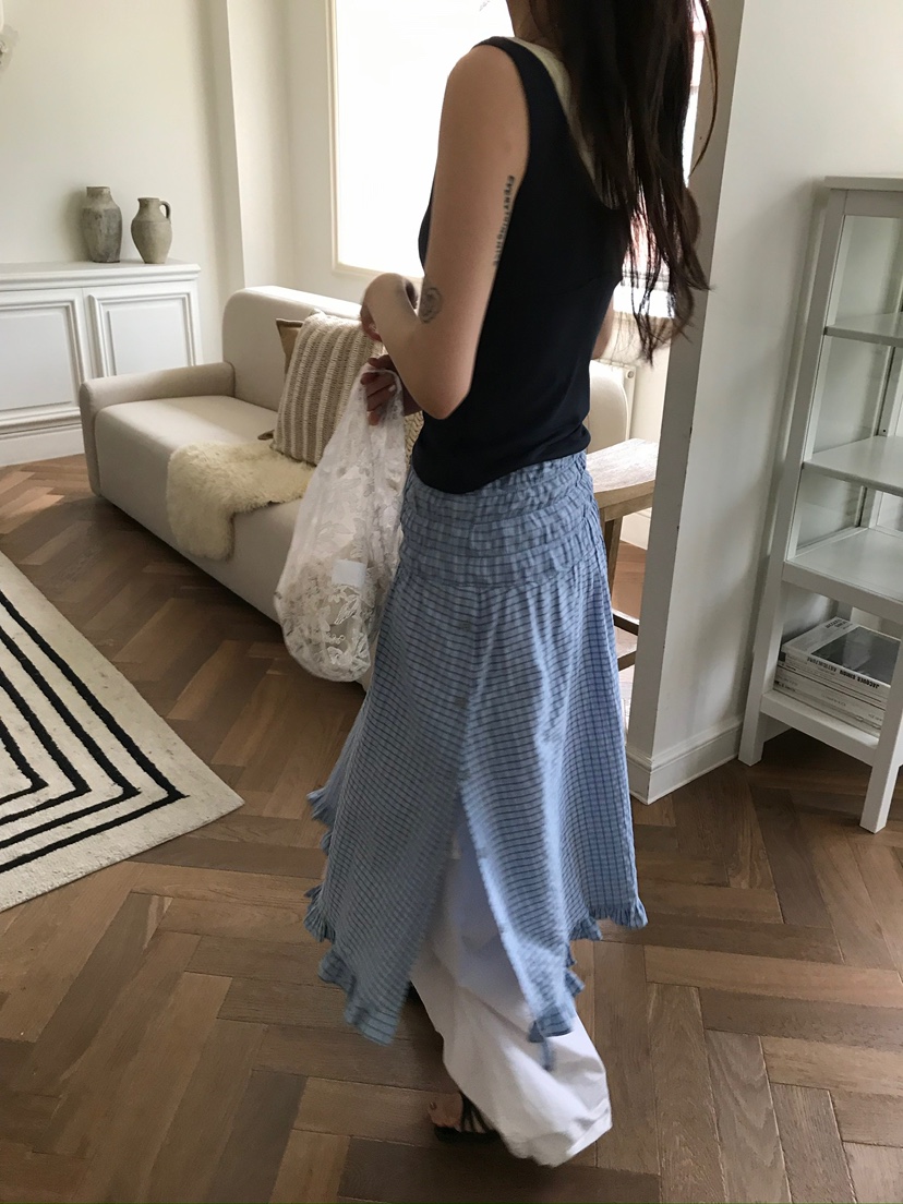 ESCHER韓國代購女裝新款真品時尚休閑職業26春夏半身裙中短裙ESCHER半身裙/中短裙