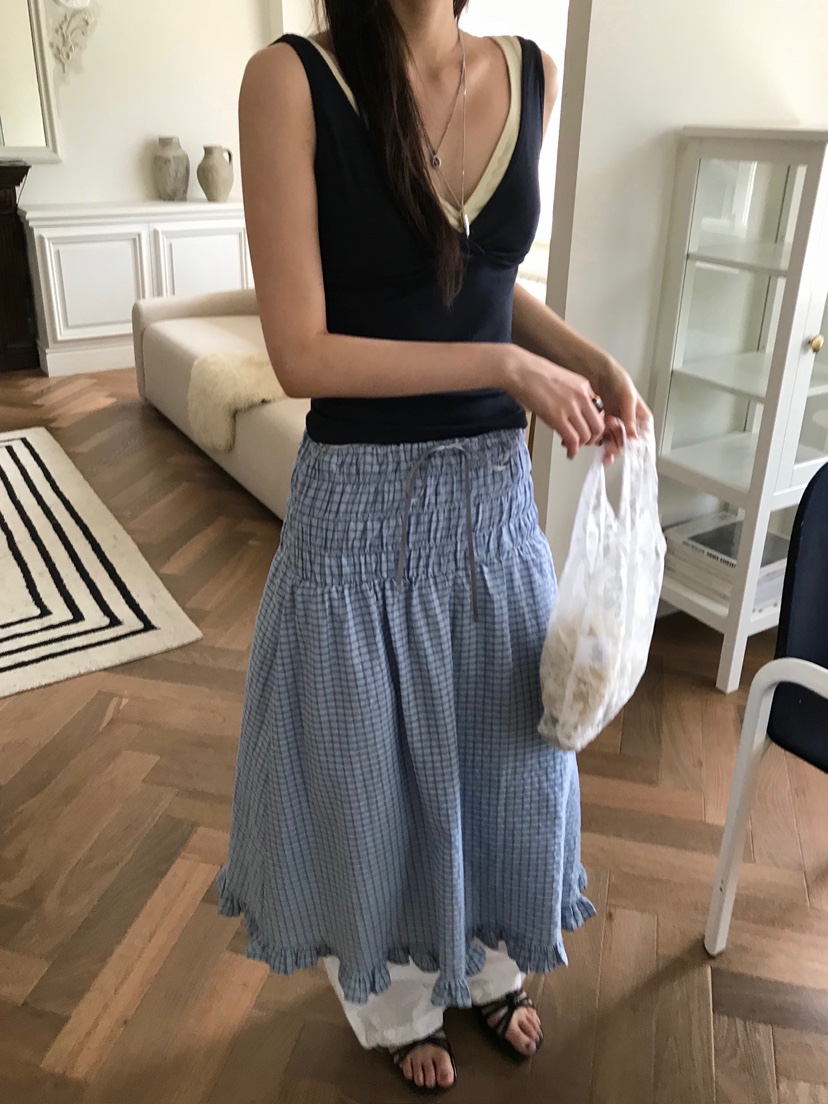 ESCHER韓國代購女裝新款真品時尚休閑職業26春夏半身裙中短裙ESCHER半身裙/中短裙