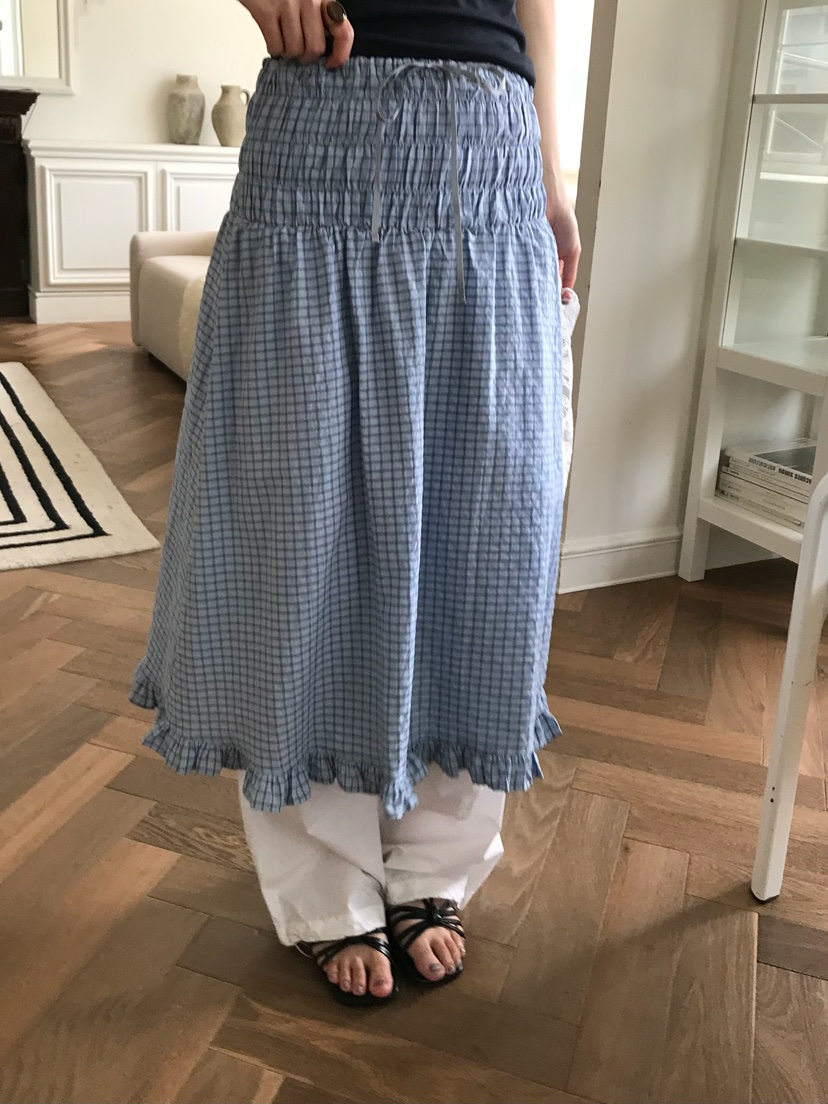 ESCHER韓國代購女裝新款真品時尚休閑職業26春夏半身裙中短裙ESCHER半身裙/中短裙