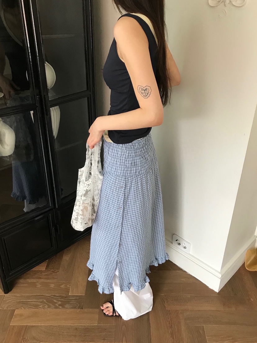 ESCHER韓國代購女裝新款真品時尚休閑職業26春夏半身裙中短裙ESCHER半身裙/中短裙