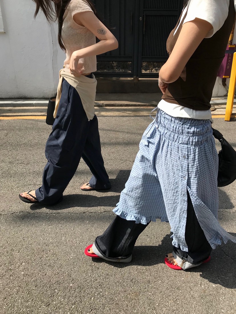 ESCHER韓國代購女裝新款真品時尚休閑職業26春夏半身裙中短裙ESCHER半身裙/中短裙