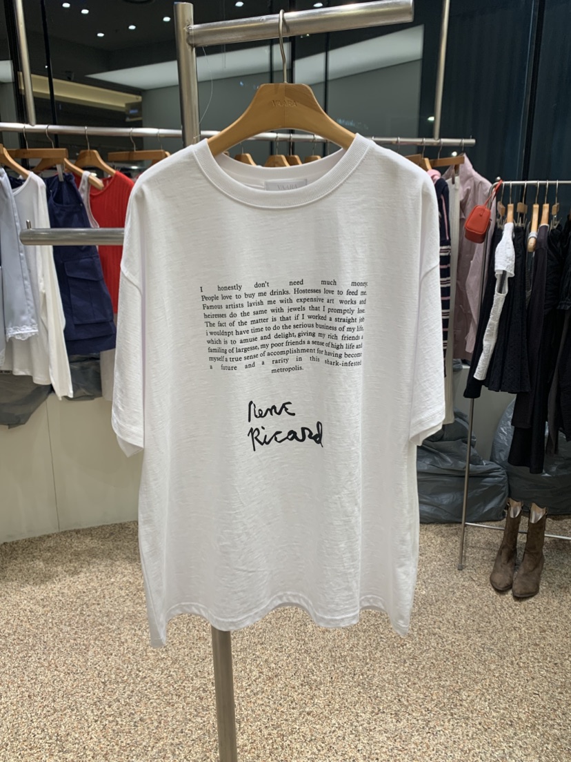 VAARA東大門代購女士新款熱賣26春夏休閑時尚職業人氣T恤VAARAT恤圖色1