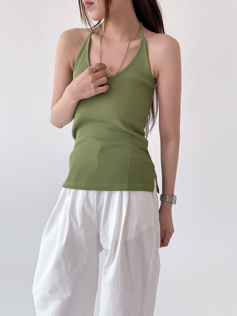 BOUND.A東大門直郵女裝新款26春夏職業時尚吊帶背心羅紋BOUND.A吊帶/背心