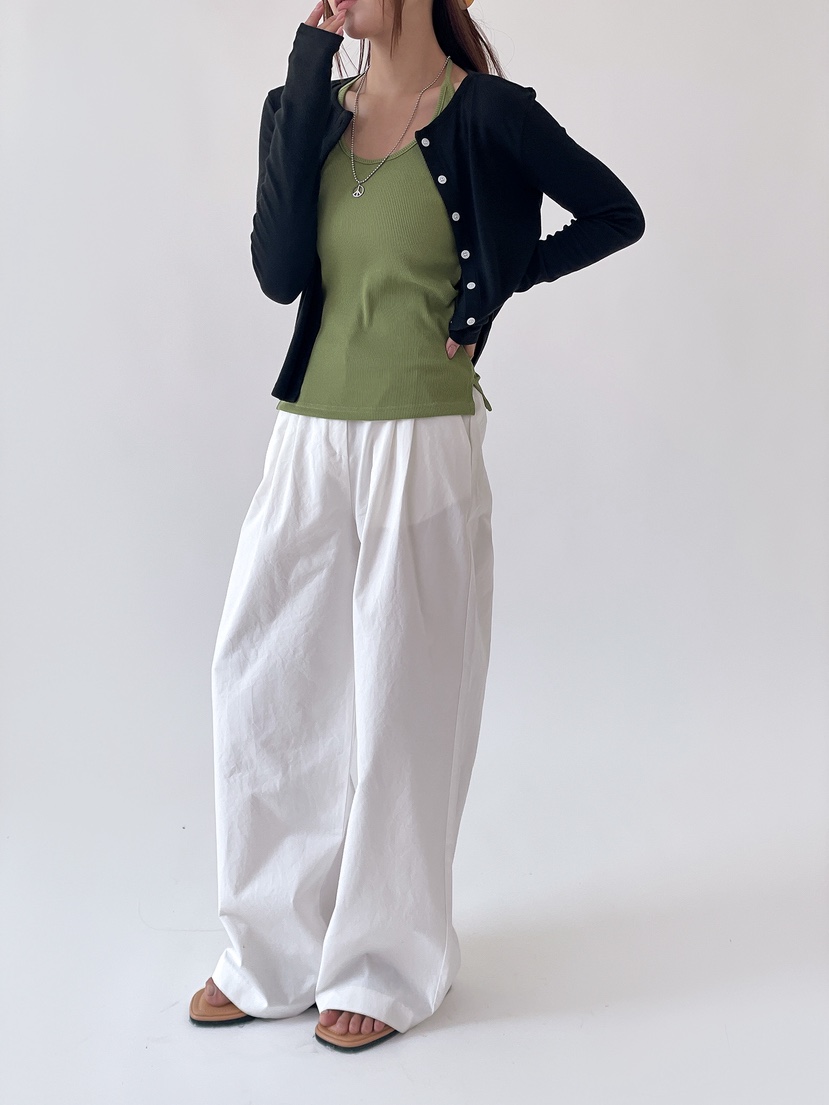 BOUND.A東大門直郵女裝新款26春夏職業時尚吊帶背心羅紋BOUND.A吊帶/背心