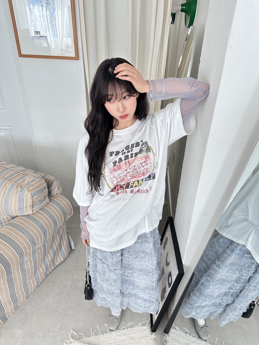 MAISONDEGLORY東大門實拍女裝新款推薦熱賣26春夏真品T恤MAISON DE GLORYT恤