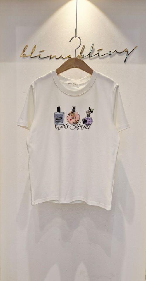 RICO/BLING BLING-S東大門代購女士新款推薦人氣職業T恤RICO/BLING BLING-ST恤圖色1