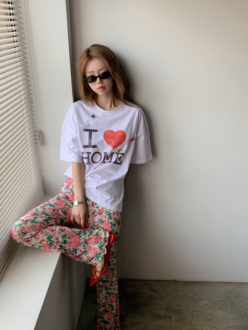 MAISONDEGLORY韓國代購女士新品休閑26春夏熱賣時尚職業T恤MAISON DE GLORYT恤