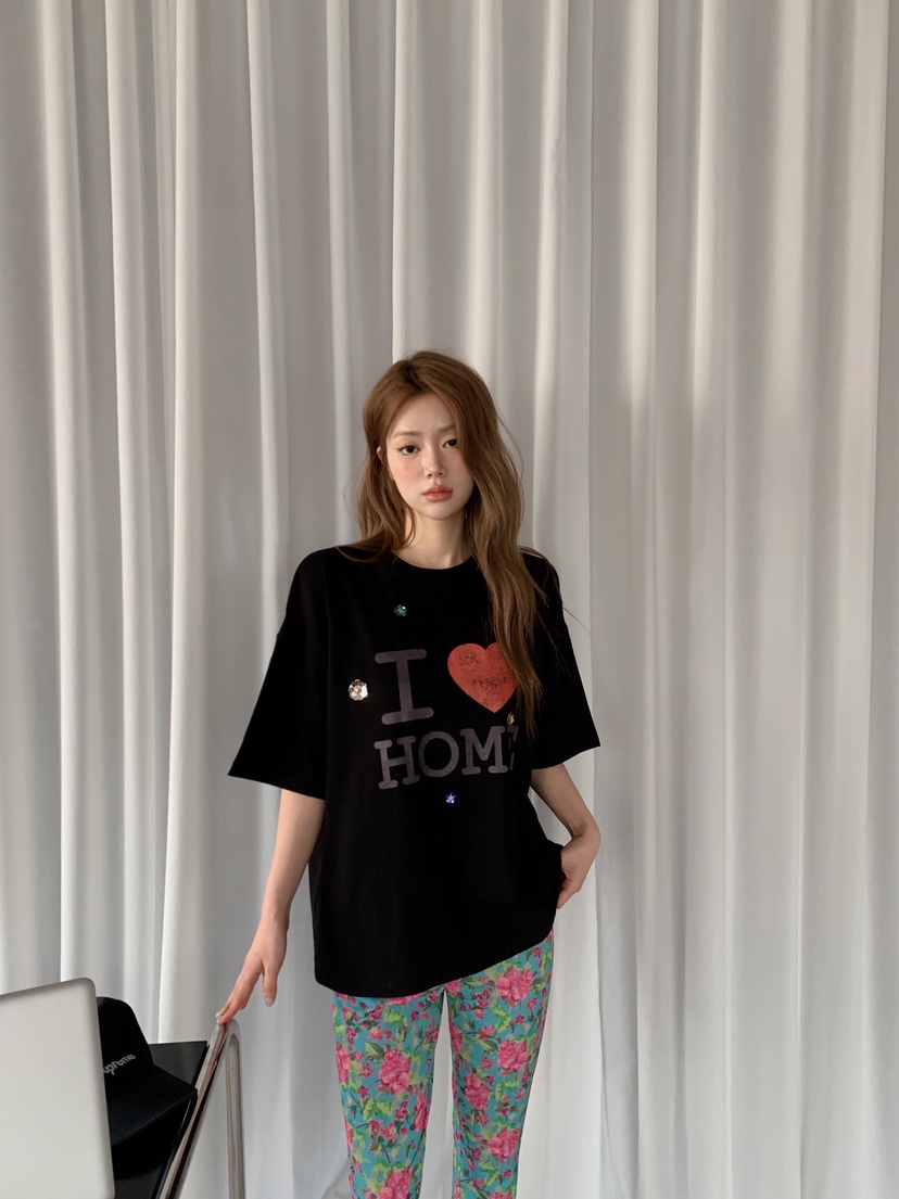 MAISONDEGLORY韓國代購女士新品休閑26春夏熱賣時尚職業T恤MAISON DE GLORYT恤