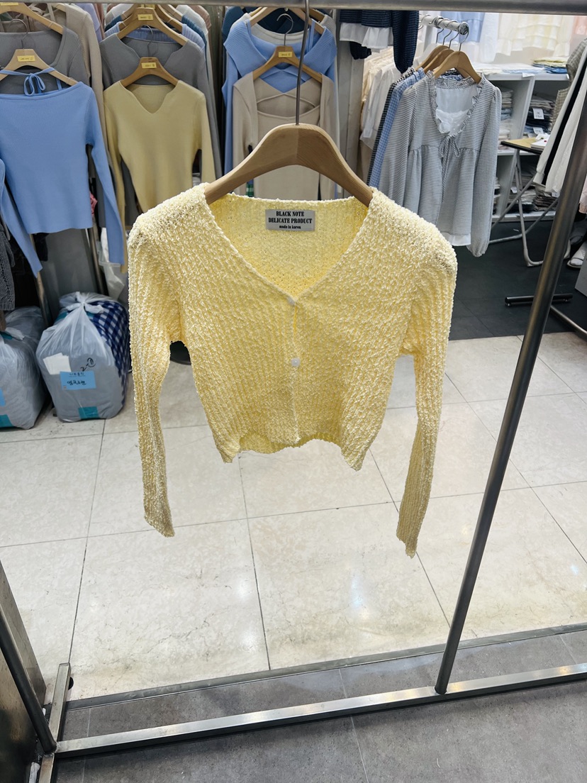 BLACK NOTE東大門代購女士新品熱賣真品人氣26春夏針織衫BLACK NOTE針織衫圖色1