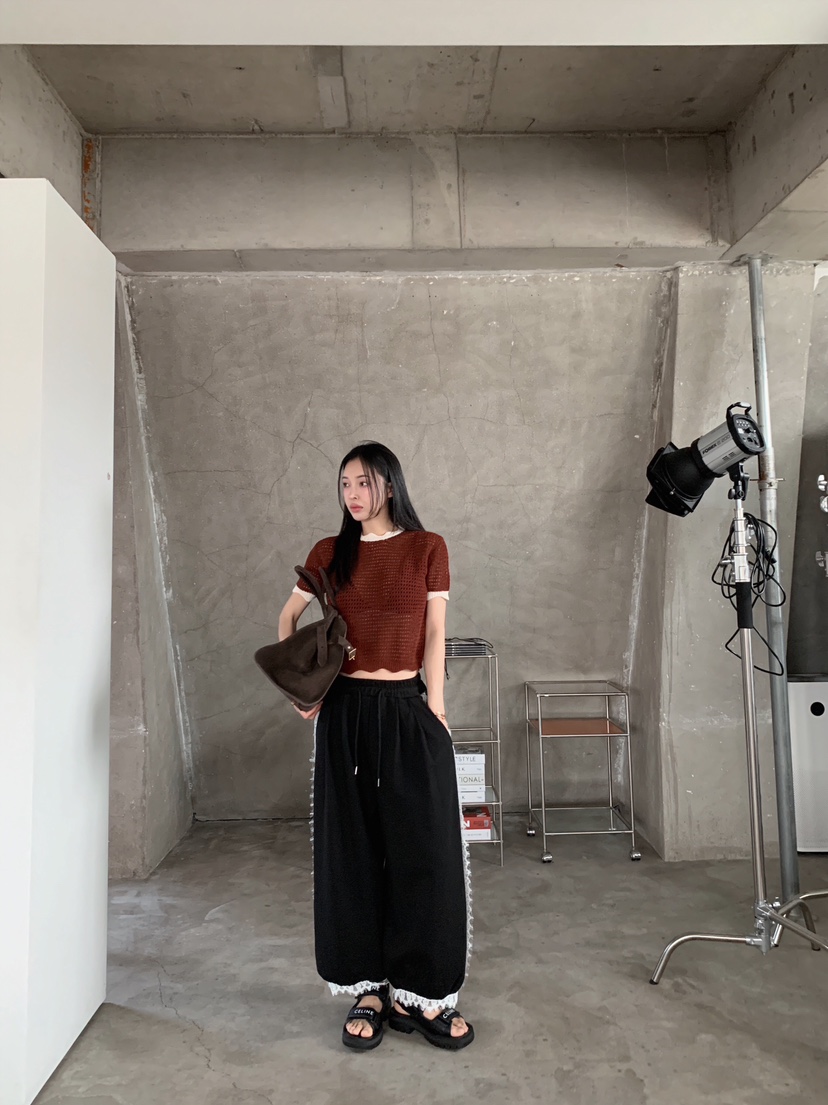 MAISONDEGLORY東大門實拍女裝新款熱賣職業休閑推薦休閑褲MAISON DE GLORY休閑褲