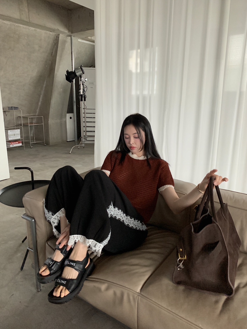 MAISONDEGLORY東大門實拍女裝新款熱賣職業休閑推薦休閑褲MAISON DE GLORY休閑褲